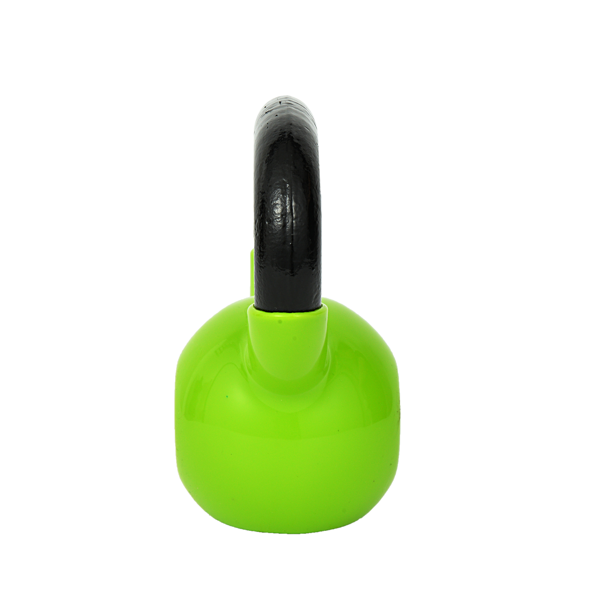 10lb Vinyl-Dipped Cast Iron Kettlebell – Green/Black – GoZone