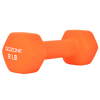 Haltère hexagonal en néoprène de 8 LB - Orange