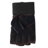 Gants Pro Fitness - Style enveloppe de poignet - L/XL - Noir/Rouge
