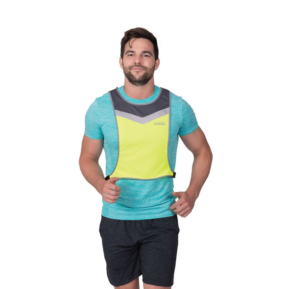 Gilet réfléchissant - Tilleul/Gris