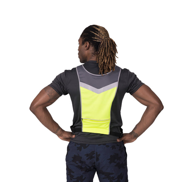 Gilet réfléchissant - Tilleul/Gris
