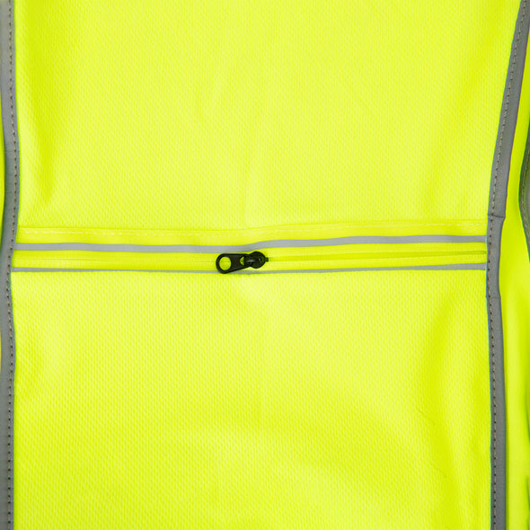 Gilet réfléchissant - Tilleul/Gris