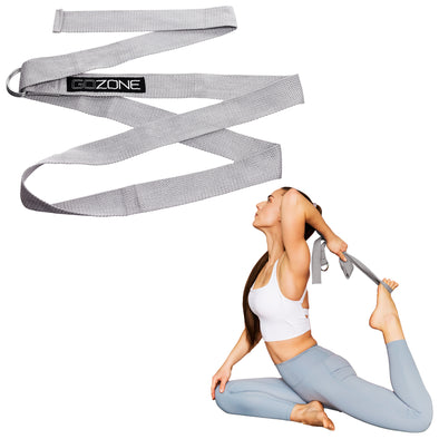 Sangle de yoga/sangle de transport de tapis - Gris