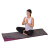 Serviette pour tapis de yoga - 24" x 72" - Gris