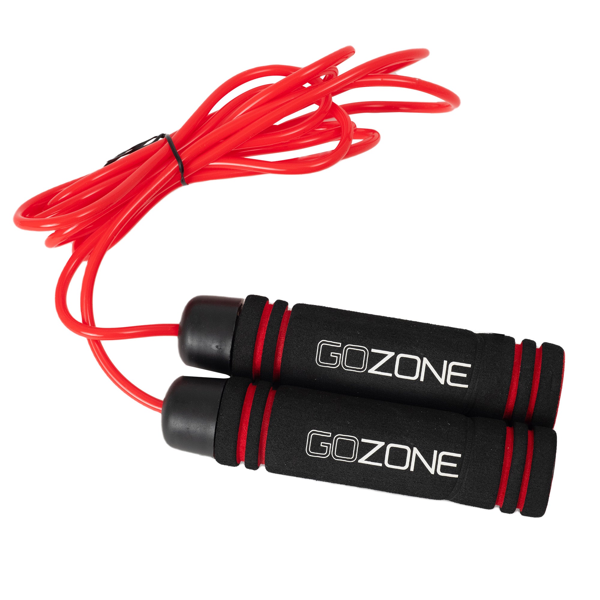 Corde à sauter lestée de 1 lb - Rouge/Noir - GoZone - GoZone Canada