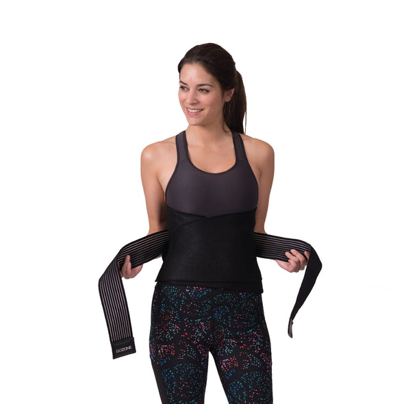 Support dorsal double chaud/froid - Noir