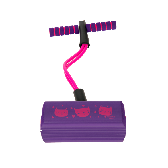 Sauterelle de résistance imprimée par un chat - rose/violet