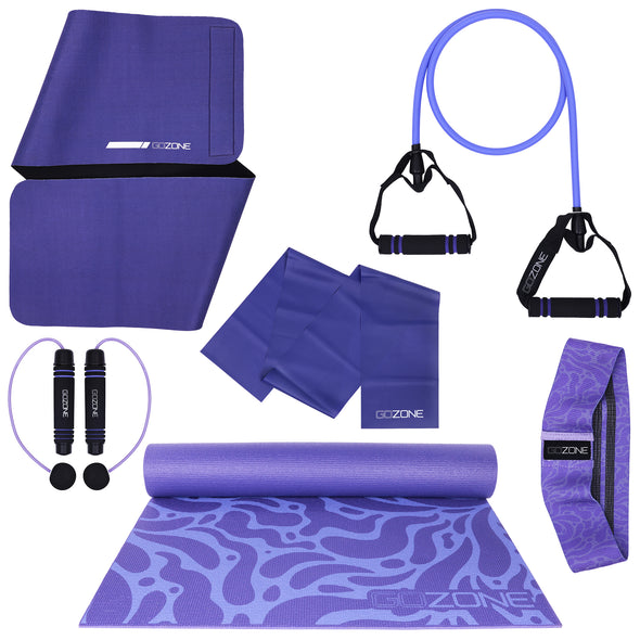 Kit de remise en forme pour dortoir - violet