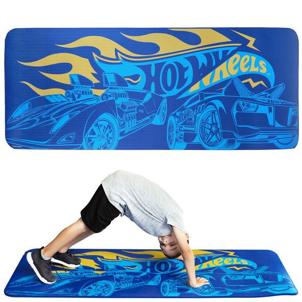 Tapis d'exercice Hot Wheels - Combo bleu