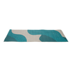 Tapis de yoga imprimé Sprinkles en PVC 6mm - 24" x 68" - Bleu/Gris