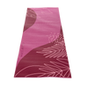 Tapis de yoga imprimé de feuillage en PVC 6mm - 24" x 68" - Berry/Pink/Purple