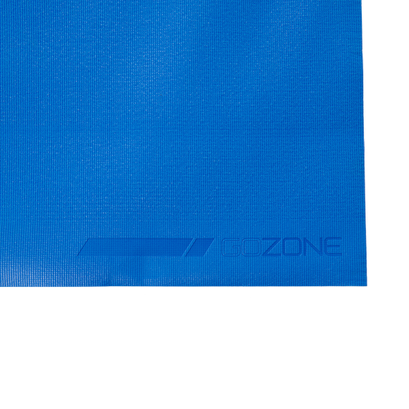 Tapis de yoga solide réversible en PVC 5mm - 24" x 68" - Bleu/Marine