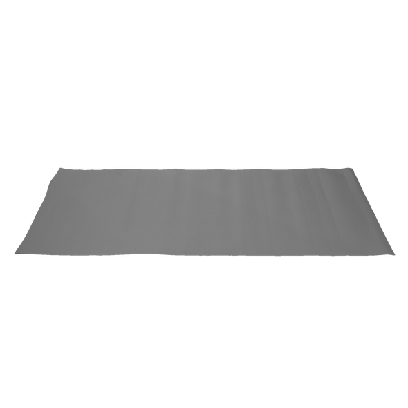 Tapis de yoga réversible en PVC solide 5mm - 24" x 68"- Menthe/Gris