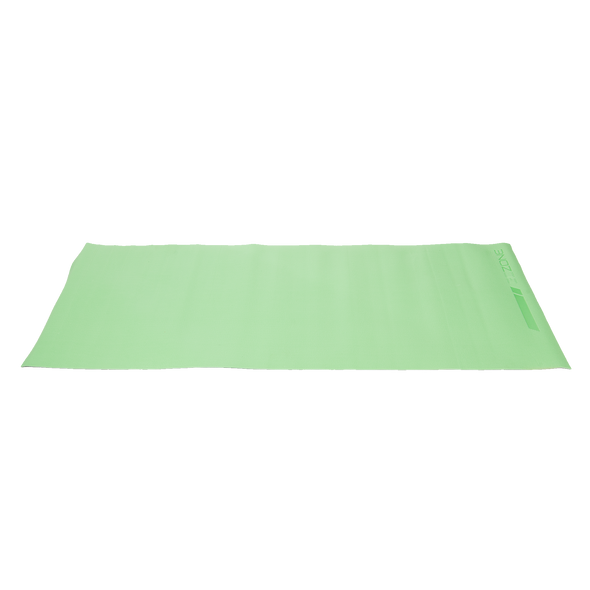 Tapis de yoga réversible en PVC solide 5mm - 24" x 68"- Menthe/Gris