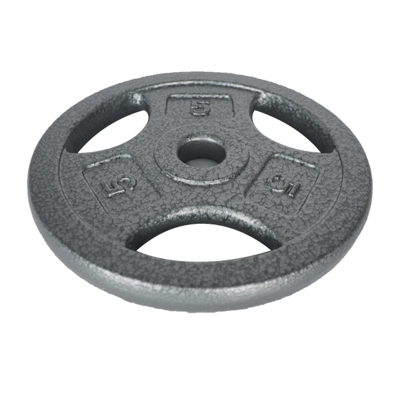 5 LB Grip Weight Plate – Silver