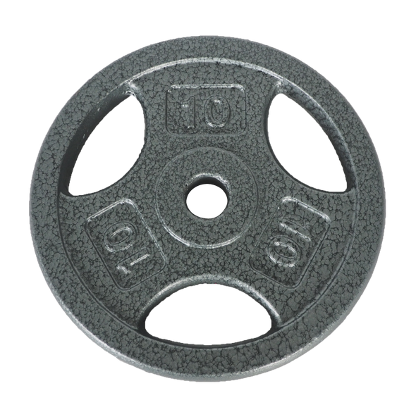10lb Grip Weight Plate Silver GoZone GoZone Canada