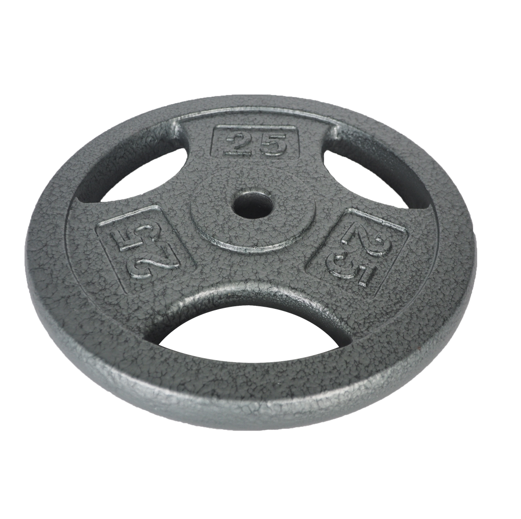 25lb Grip Weight Plate Silver GoZone GoZone Canada