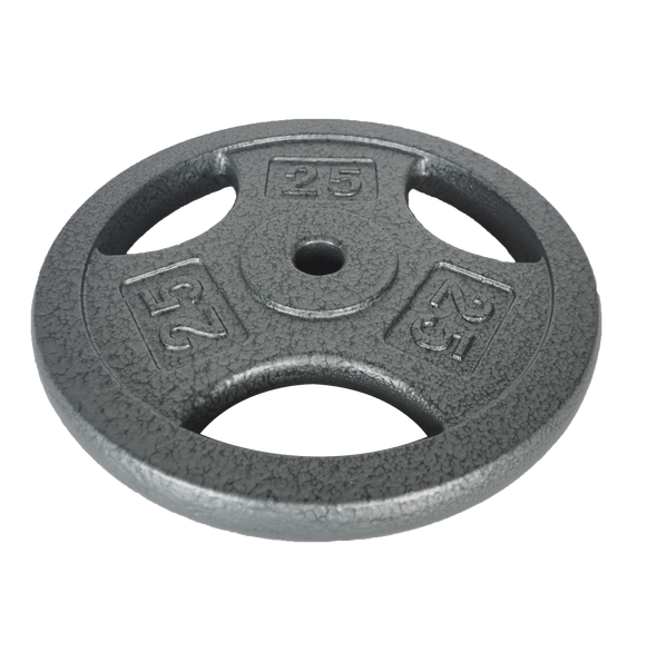 25lb Grip Weight Plate Silver GoZone GoZone Canada