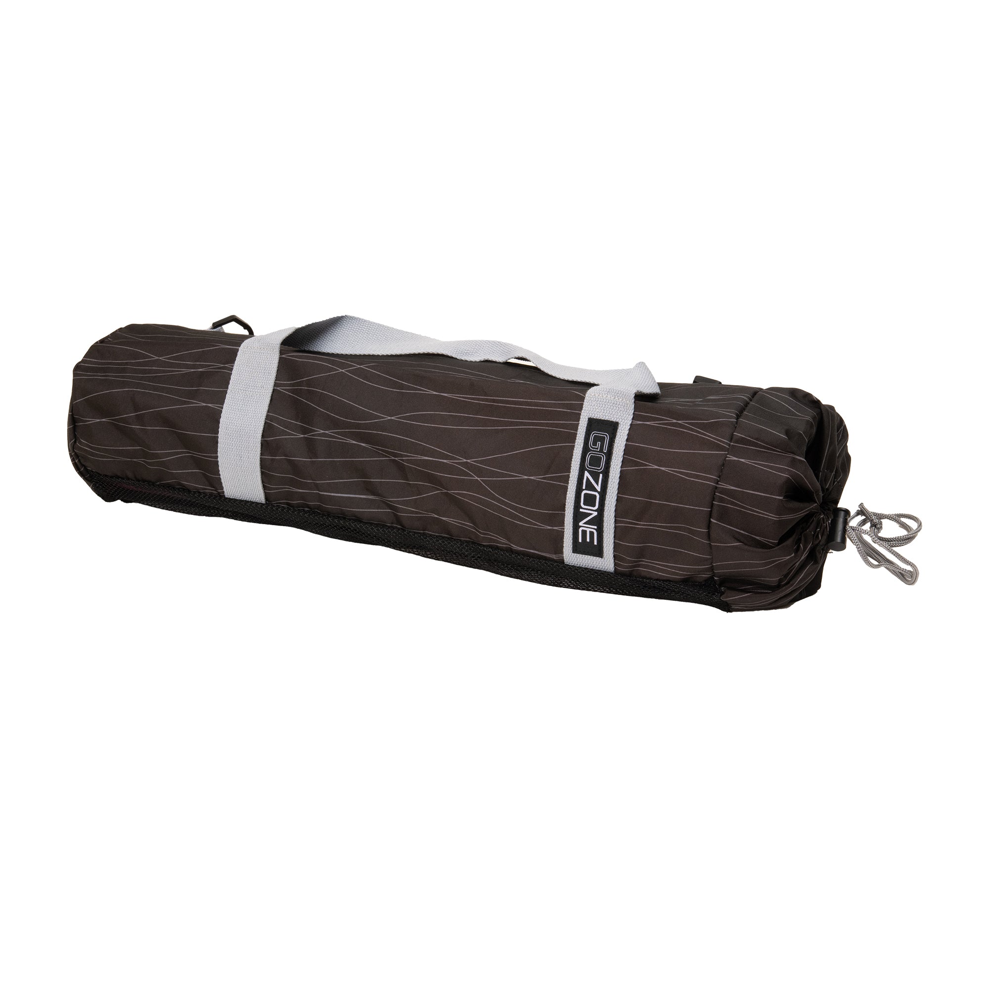 GoZone Yoga Strap/Mat Carry Strap – Grey, 6' cotton strap 