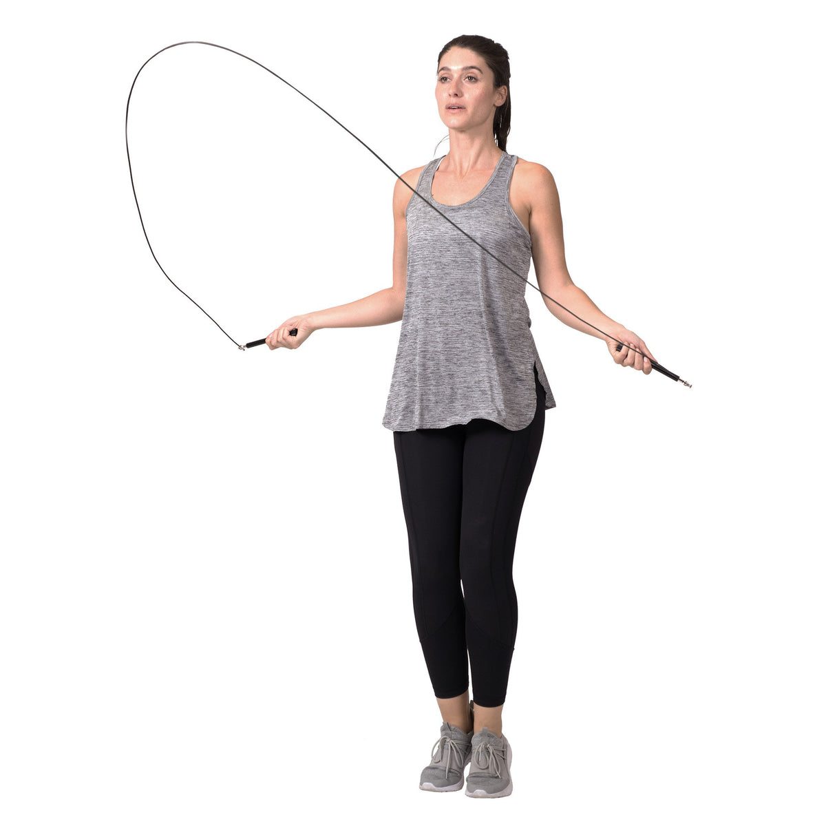 Gozone Speed Rope Cable Jump Rope – 9’ – Black – GoZone – GoZone Canada