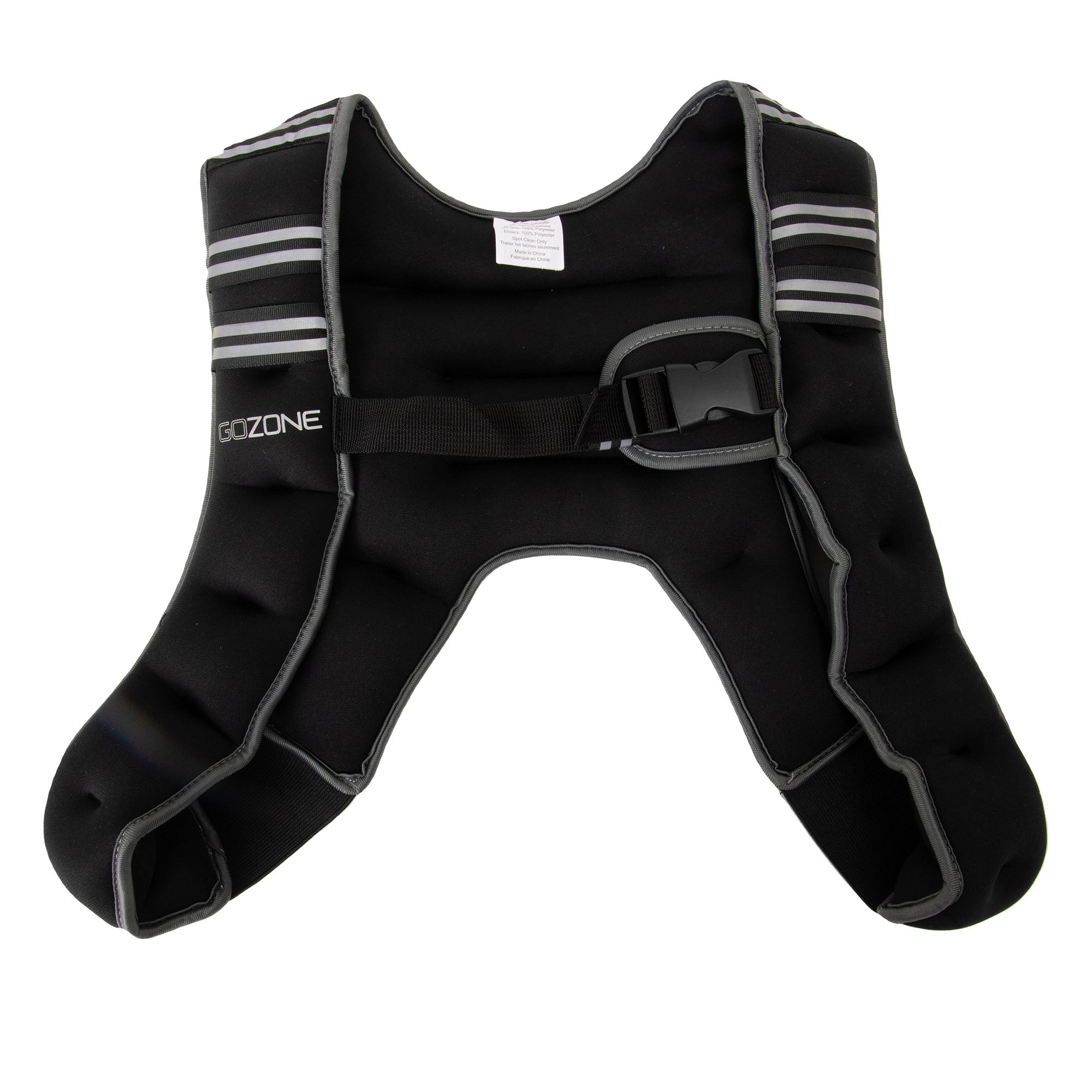 10lb Weighted Vest – Black/Grey – GoZone – GoZone Canada