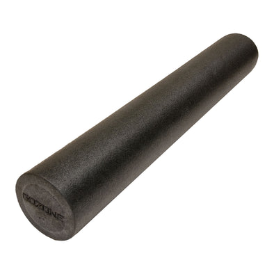 36" cylindrical foam roller, lying diagonally 