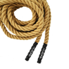 Battle rope, loosely coiled, on transparency
