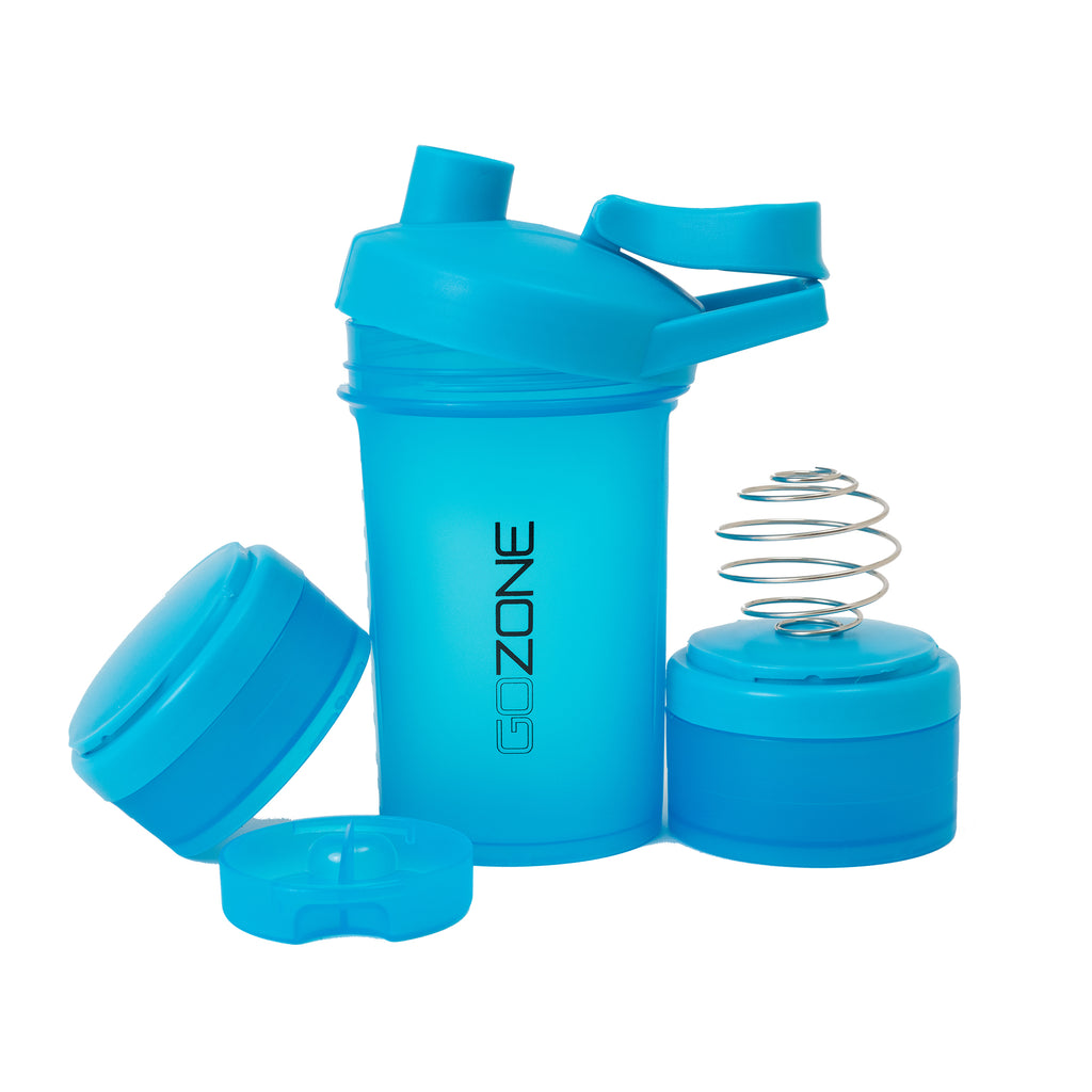 Shaker Bottle - Blue – GoZone – GoZone Canada