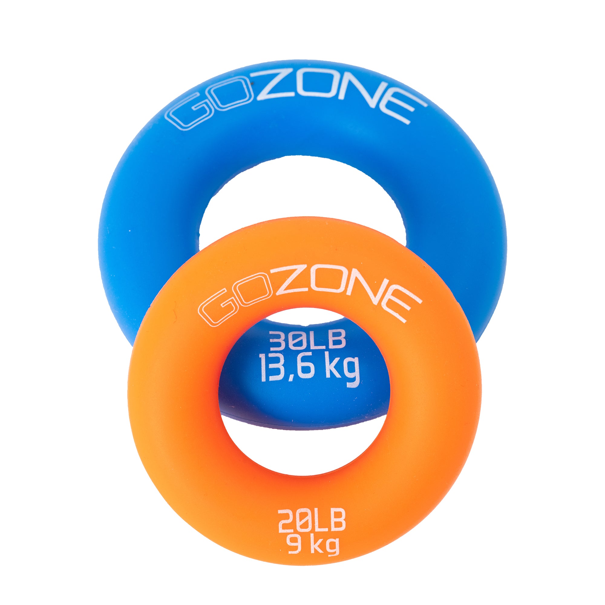 2 Pack Hand Strength Rings – Blue/Orange – GoZone – GoZone Canada