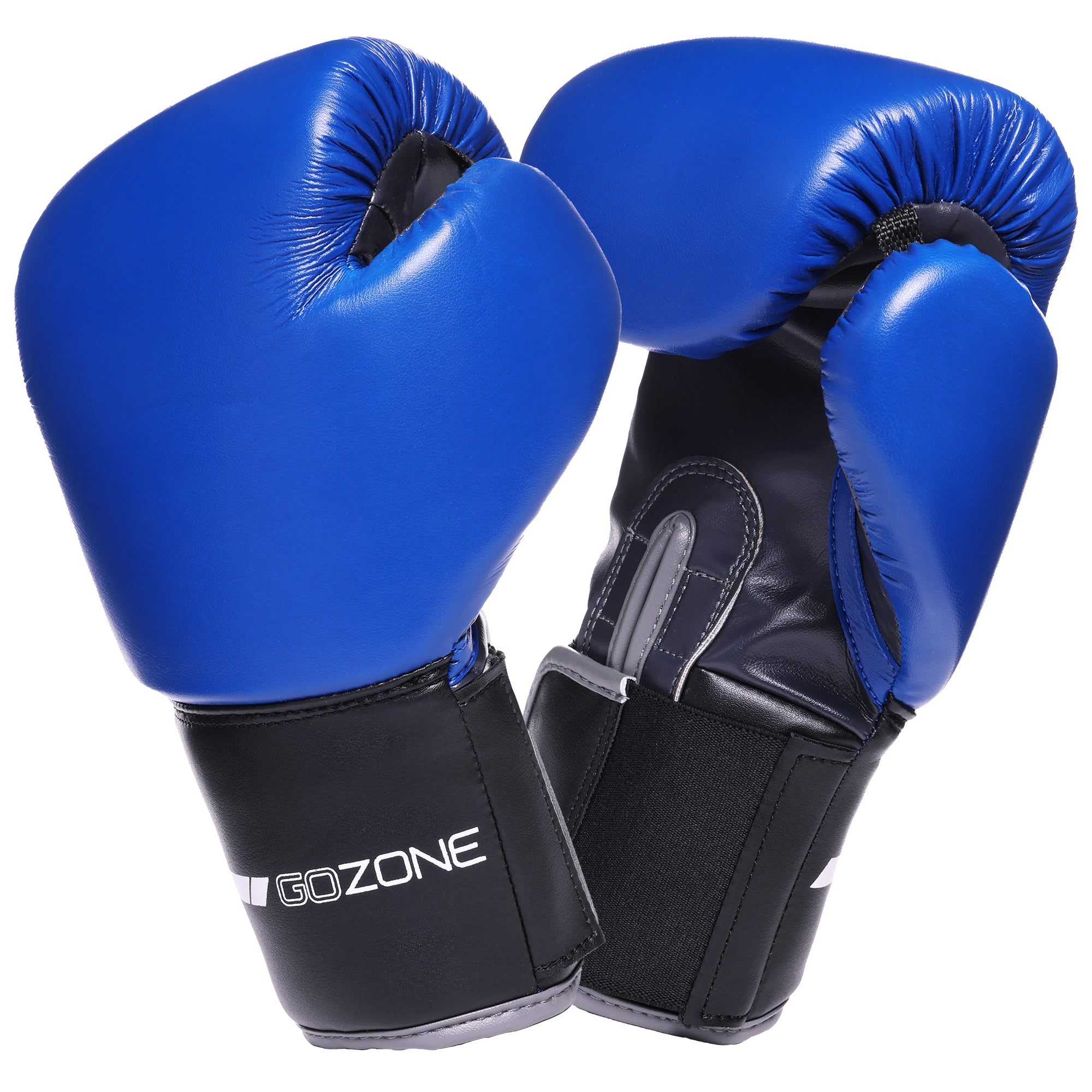 8oz Youth Pro-Style Boxing Gloves – Blue/Black – GoZone – GoZone