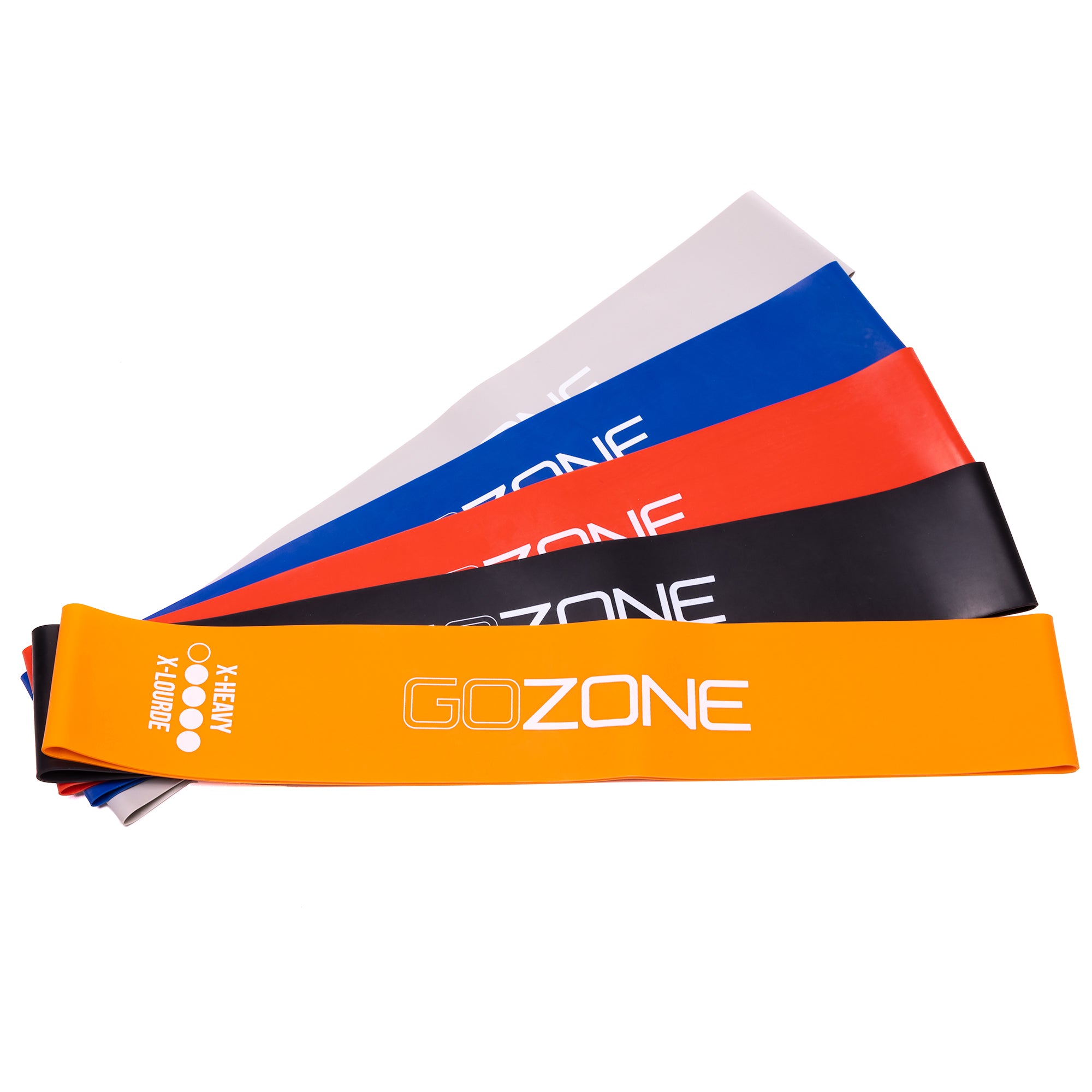 5-Pack Looped Resistance Bands – Multi-Colour – GoZone – GoZone Canada