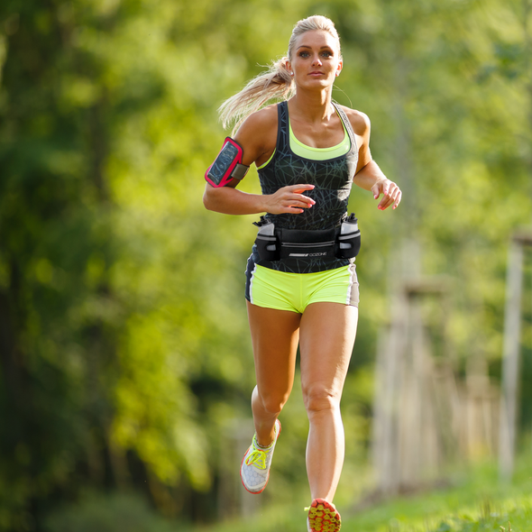 Hydration Waist Pack Belt Black Grey GoZone GoZone Canada