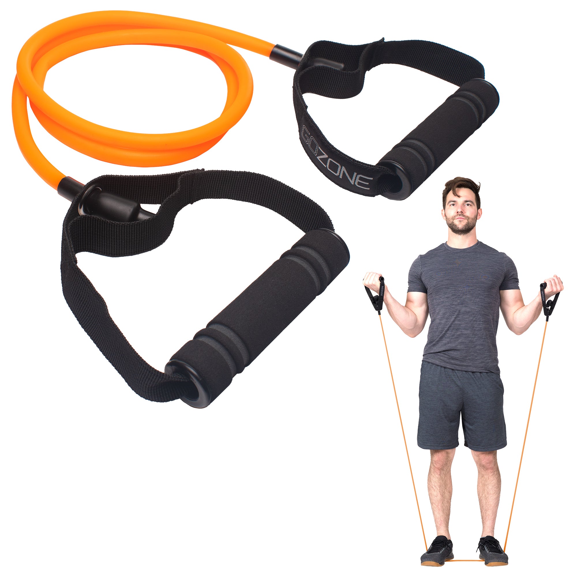 All-In-One Resistance Band Set – Multi-Colour – GoZone – GoZone Canada