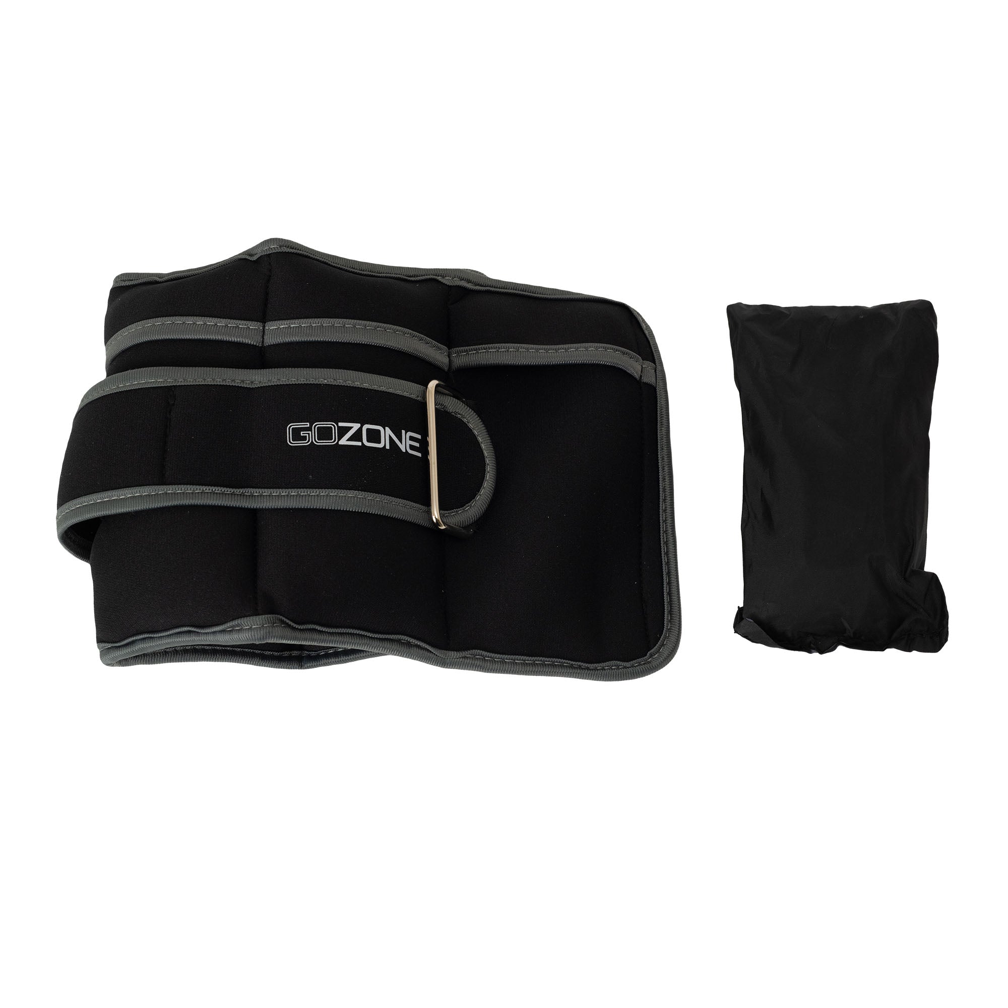 10lb Adjustable Ankle/Wrist Weights – Black/Grey – GoZone – GoZone Canada