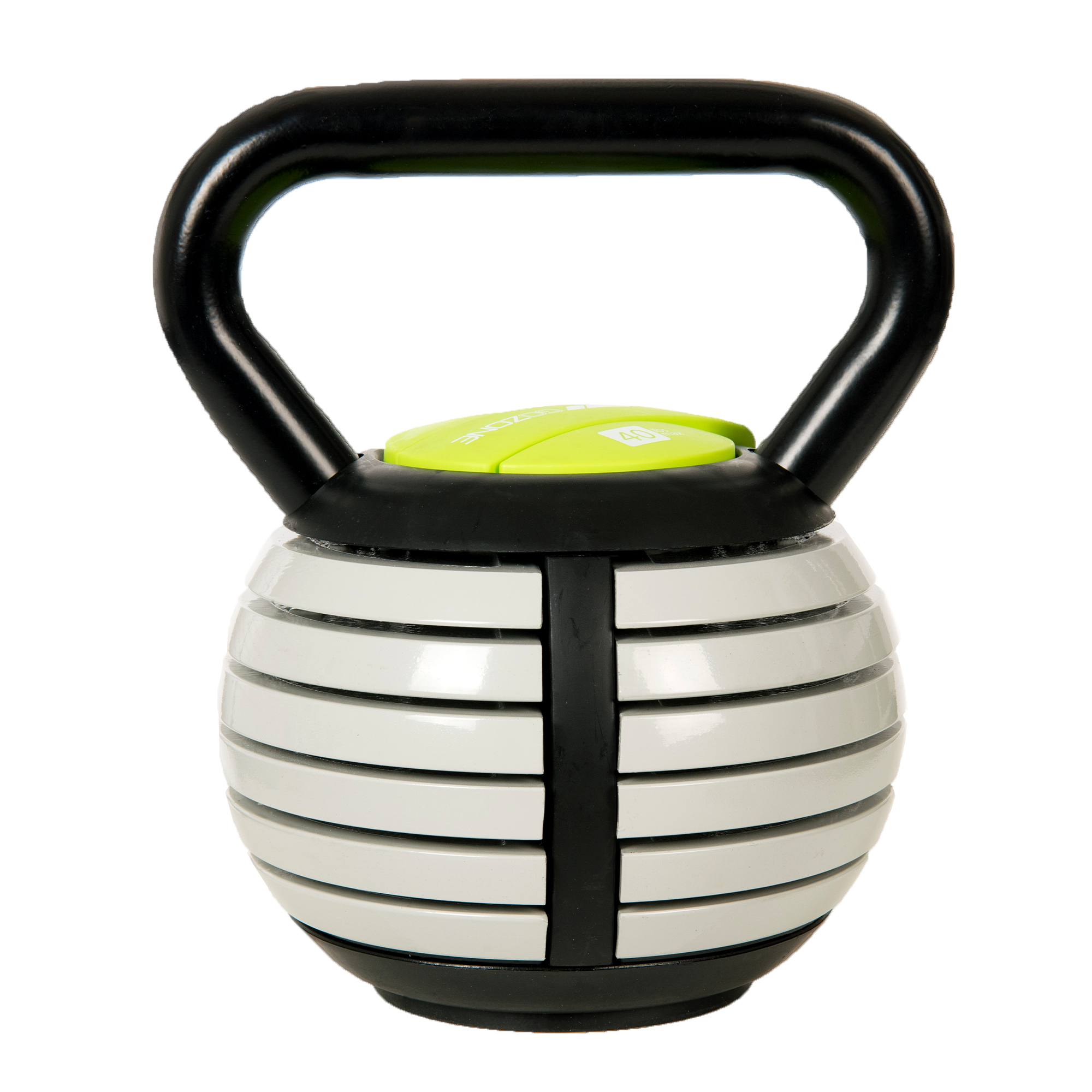 Kollisionskursus Sikker inkompetence 5lb-40lb Adjustable Kettlebell – Black/Grey/Green – GoZone – GoZone Canada