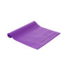 Purple yoga mat, half rolled up