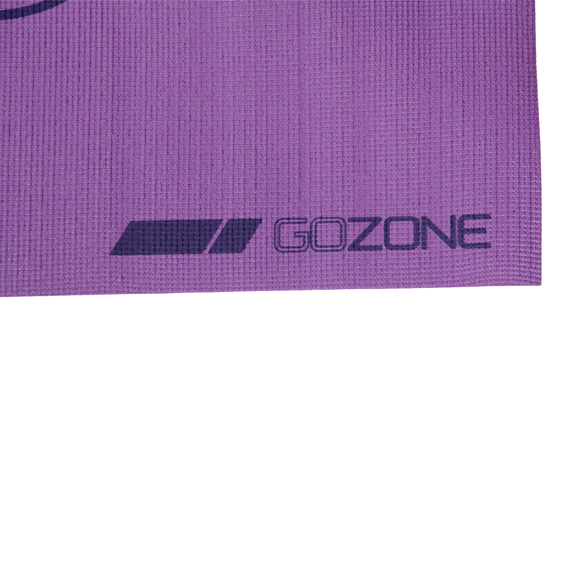 4mm PVC Lotus Print Yoga Mat – 24 x 68 – Purple – GoZone – GoZone Canada