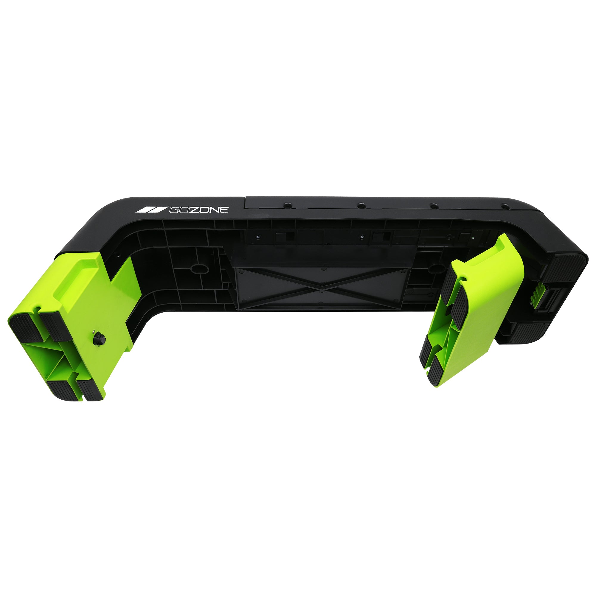 Adjustable Bench/Step Deck w/ Resistance Bands – Black/Green – GoZone ...