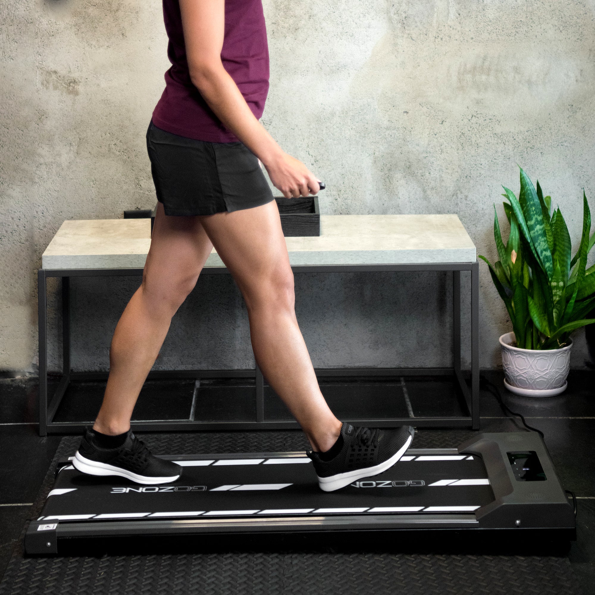 Gozone Treadmill Walking Treadmill for Standing Desks – Black/Grey – GoZone – GoZone Canada
