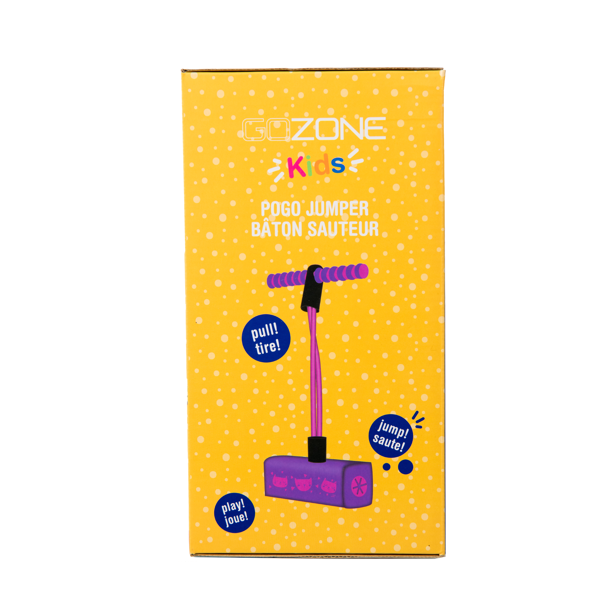 Cat-Printed Resistance Pogo Jumper – Pink/Purple – GoZone – GoZone Canada