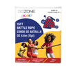 15ft kids' battle rope packaging (front)