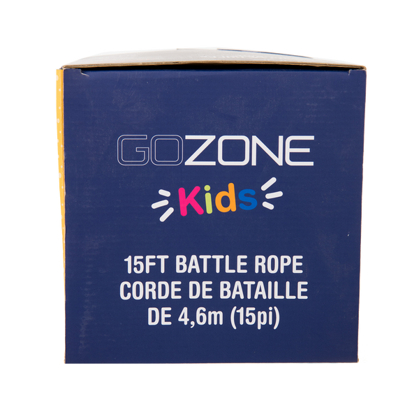 Kids' battle rope packaging (side)