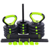 50 LB Multi-Use Weight Set - Green/Black