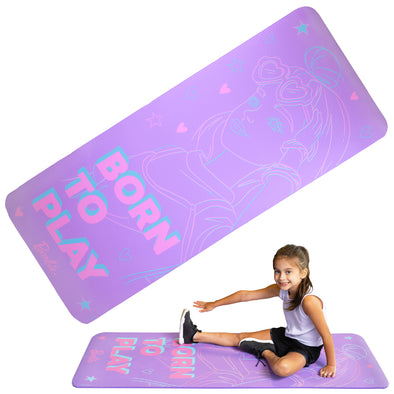7mm Solid Memory Foam Yoga Mat – 24 x 68 – Burgundy – GoZone