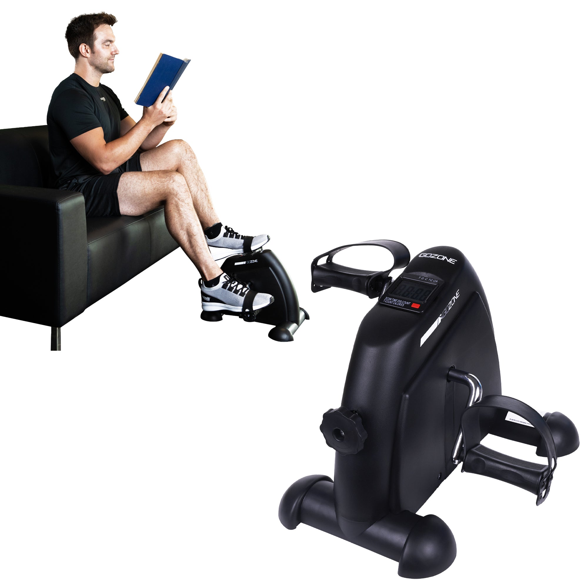 foot pedal bike Portable Mini Pedal Bike – Black – GoZone – GoZone Canada