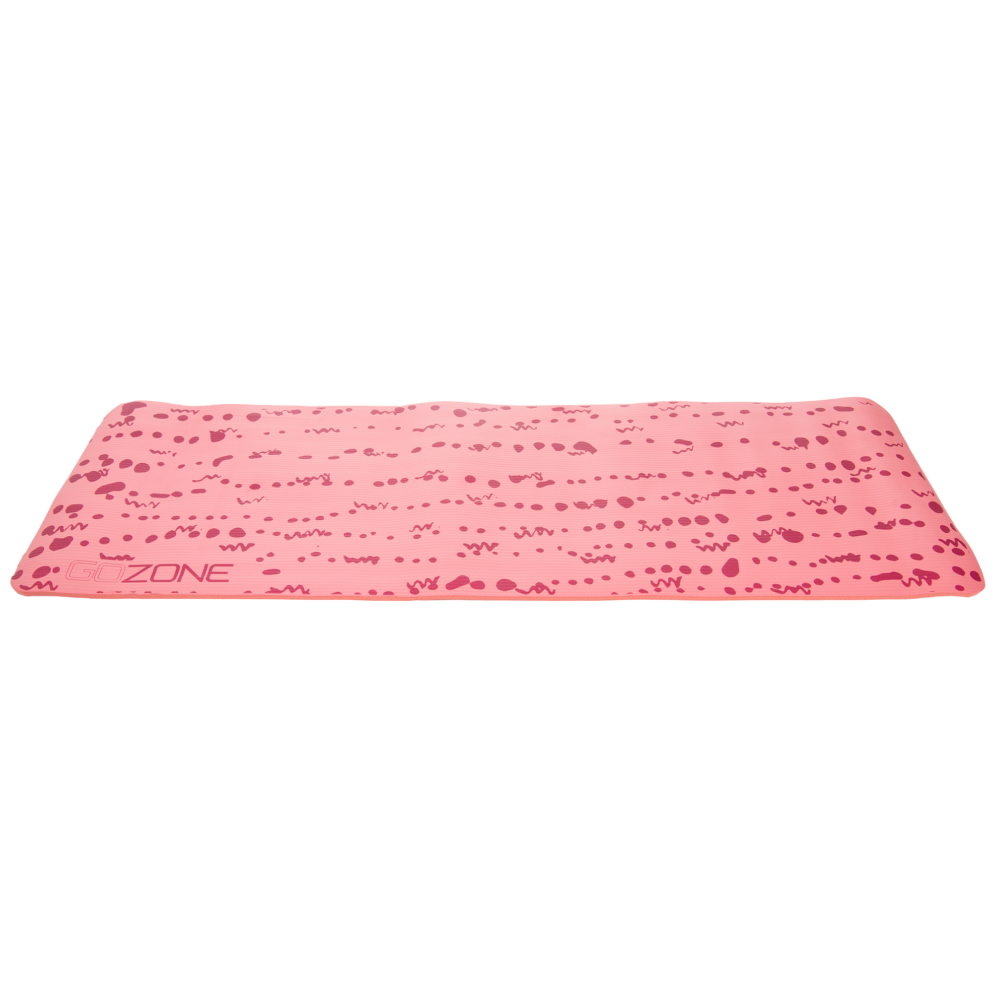 10mm Printed Exercise Mat – Pink/Red – GoZone – GoZone Canada