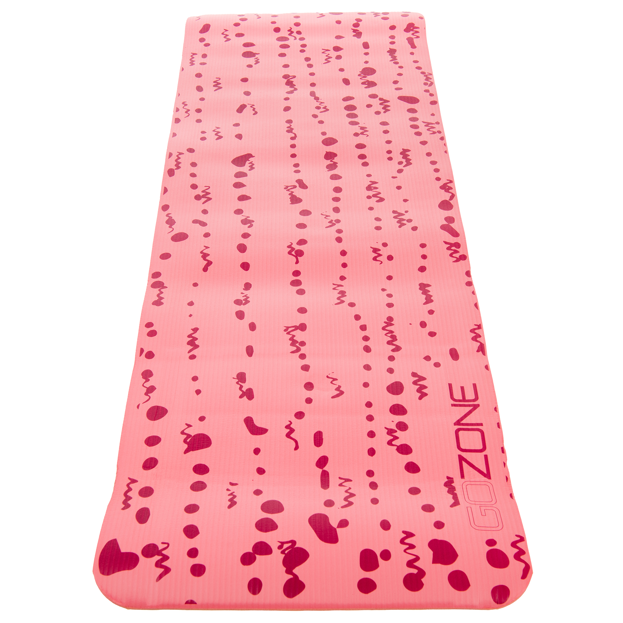 10mm Printed Exercise Mat – Pink/Red – GoZone – GoZone Canada